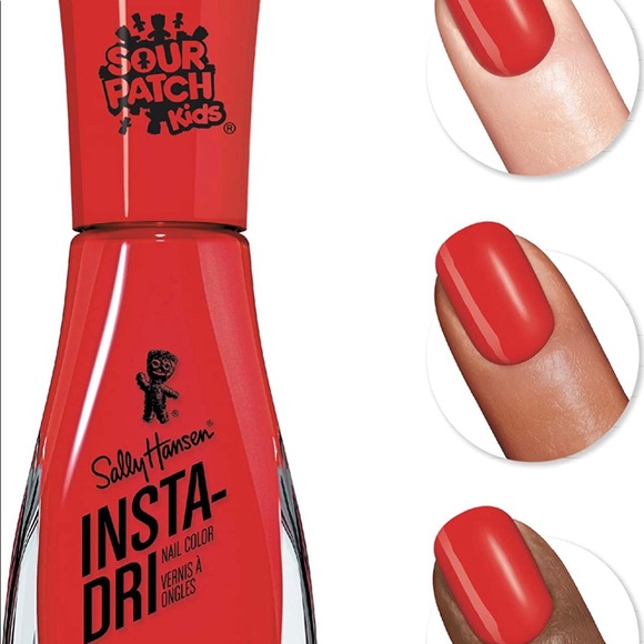 ⭐️5 For 25⭐️ Sally Hansen Insta-Dri x Sour Patch Kids Nail Polish 752 The Un-Red - Picture 7 of 8